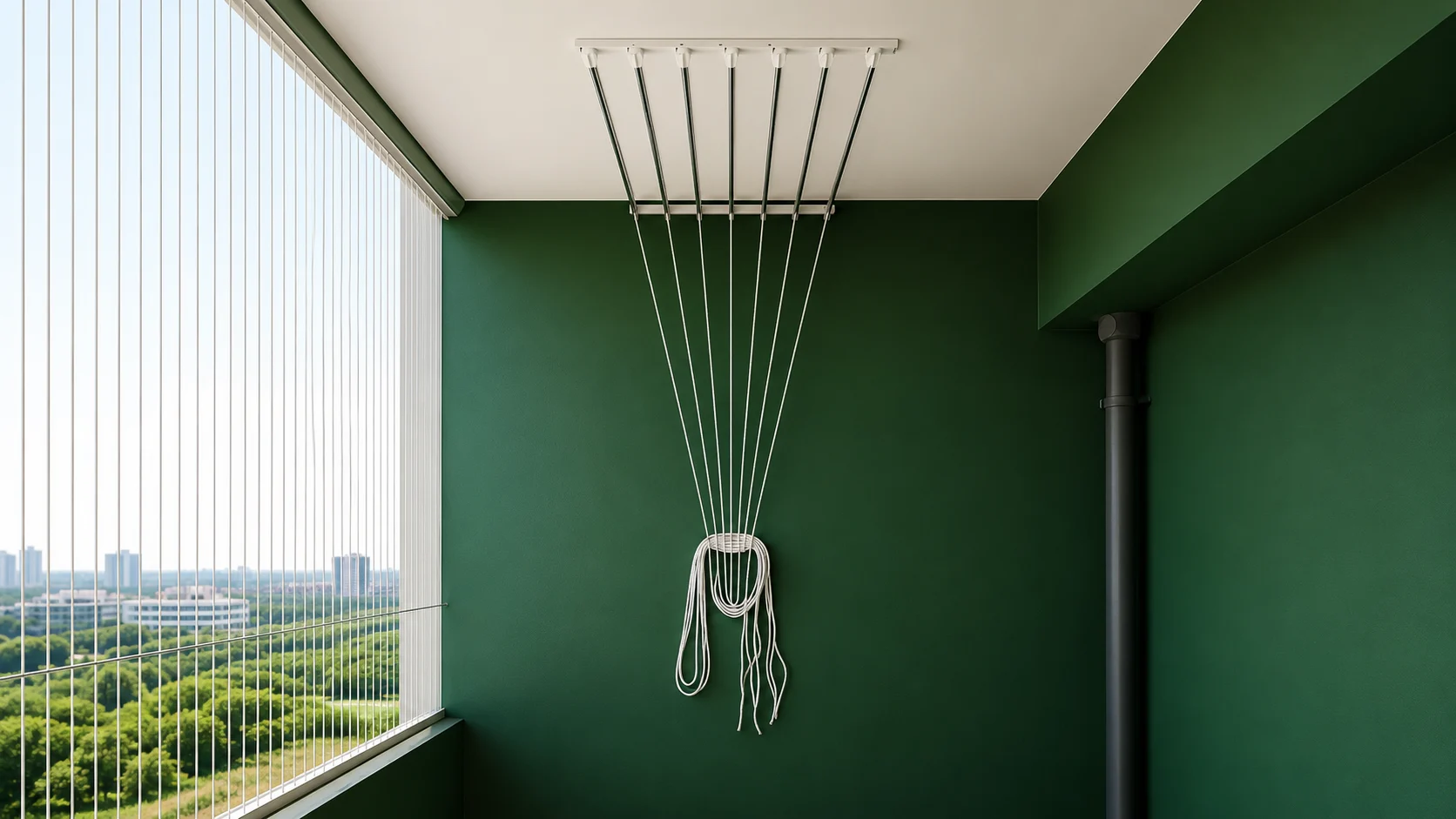 Ceiling Pulley Cloth Hanger